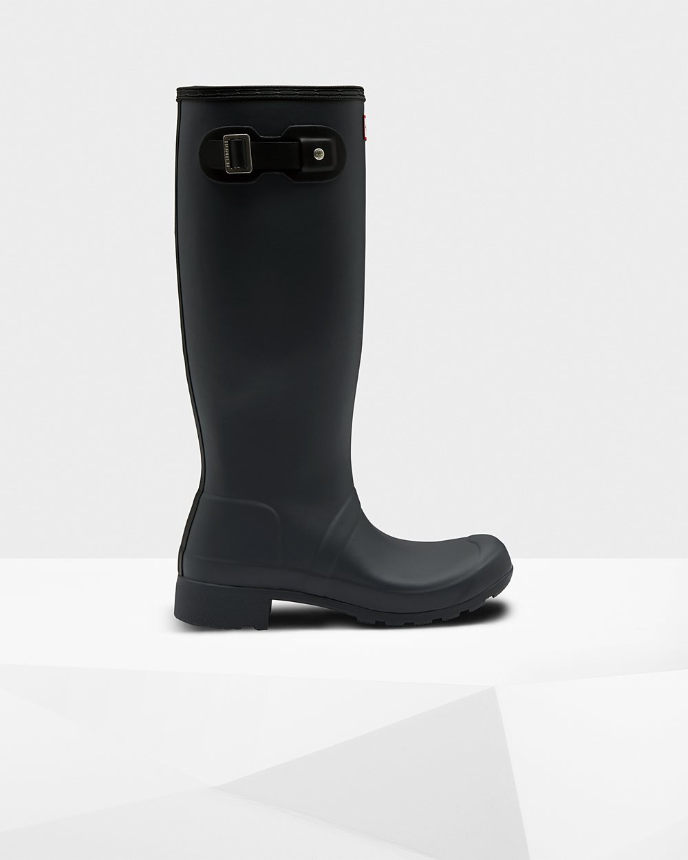 Womens Hunter Tall Rain Boots Black - Original Tour Foldable - 2714068-DF